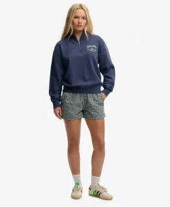 Athletic Essentials Graphic Half Zip Sweatshirt