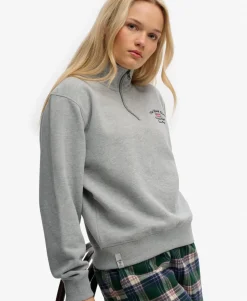 Athletic Essentials Graphic Half Zip Sweatshirt
