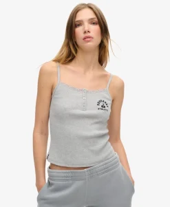 Athletic Essentials Graphic Button Cami