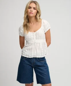 Athletic Essentials Half Button Top