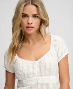 Athletic Essentials Half Button Top