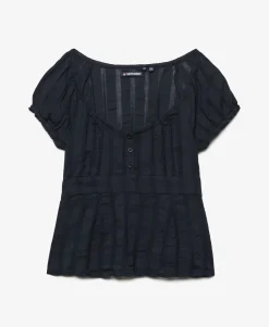 Athletic Essentials Half Button Top
