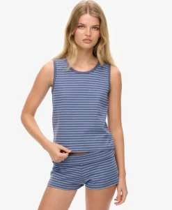 Athletic Essentials Jersey Stripe Tank Top
