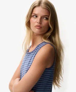 Athletic Essentials Jersey Stripe Tank Top