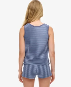 Athletic Essentials Jersey Stripe Tank Top