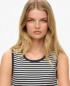 Athletic Essentials Jersey Stripe Tank Top