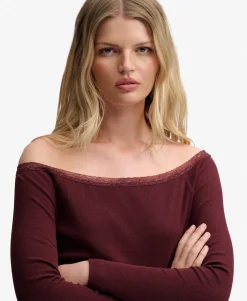 Athletic Essentials Lace Long Sleeve Top