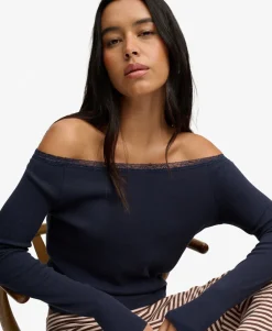 Athletic Essentials Lace Long Sleeve Top