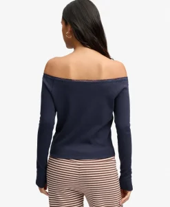 Athletic Essentials Lace Long Sleeve Top