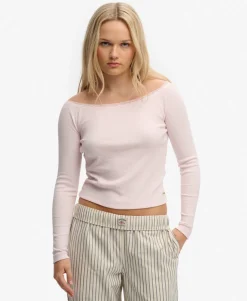 Athletic Essentials Lace Long Sleeve Top