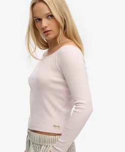 Athletic Essentials Lace Long Sleeve Top