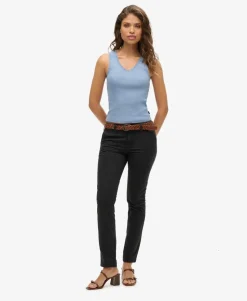Athletic Essentials Lace Trim Vest Top