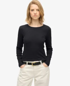 Athletic Essentials Logo Garment Dyed Ribbed Top