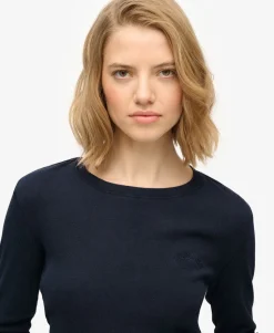 Athletic Essentials Logo Garment Dyed Ribbed Top