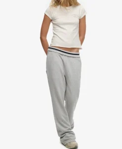 Athletic Essentials Logo Low Rise Flare Jogger