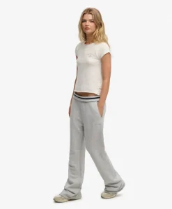 Athletic Essentials Logo Low Rise Flare Jogger