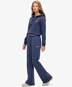 Athletic Essentials Logo Low Rise Flare Jogger