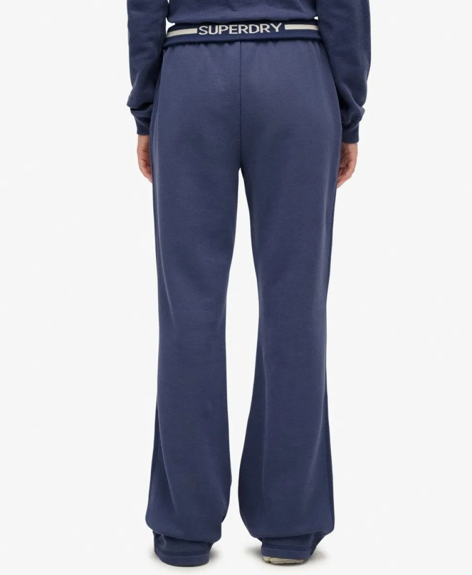 Athletic Essentials Logo Low Rise Flare Jogger