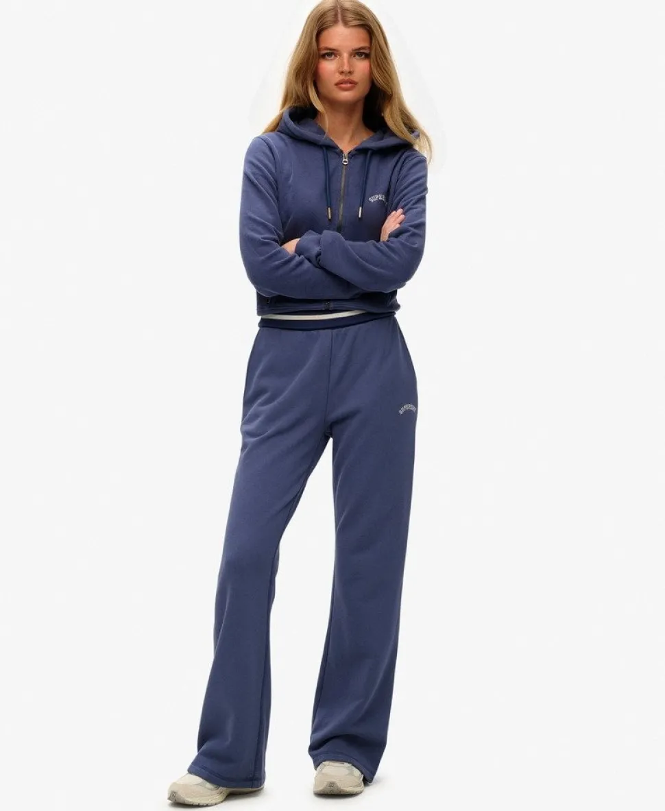 Athletic Essentials Logo Low Rise Flare Jogger