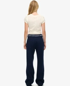 Athletic Essentials Logo Low Rise Flare Jogger