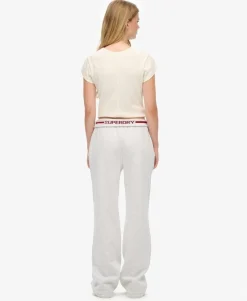 Athletic Essentials Logo Low Rise Flare Jogger