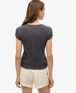 Athletic Essentials Notch Neck Graphic T-Shirt