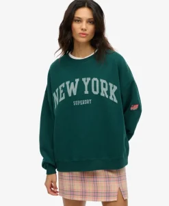 Athletic Essentials Oversized Crew Sweatshirt