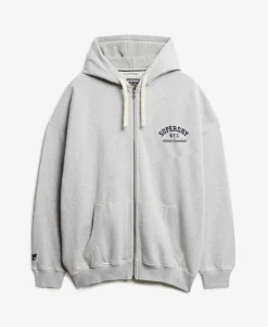 Athletic Essentials Oversized Zip Hoodie