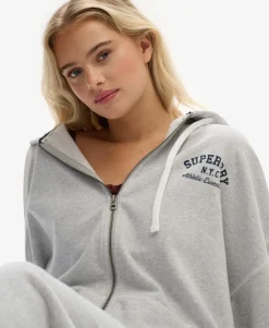 Athletic Essentials Oversized Zip Hoodie