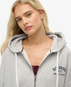 Athletic Essentials Oversized Zip Hoodie