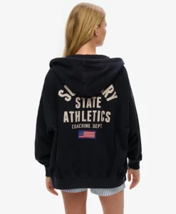 Athletic Essentials Oversized Zip Hoodie