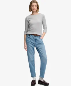 Athletic Essentials Pointelle Half Sleeve Top