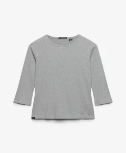 Athletic Essentials Pointelle Half Sleeve Top
