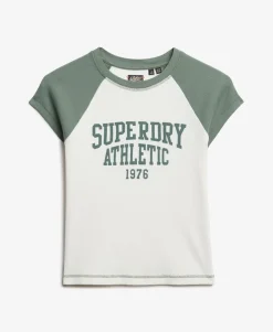Athletic Essentials Raglan Cap Sleeve T-Shirt