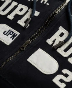 Athletic Essentials Relaxed Cropped Zip Hoodie