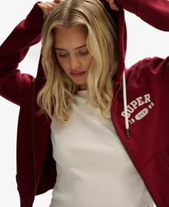 Athletic Essentials Relaxed Crop Zip-hoodie