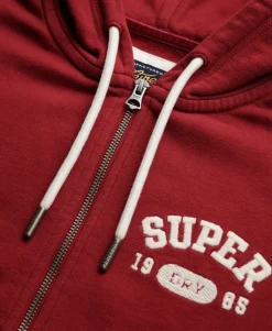 Athletic Essentials Relaxed Crop Zip-hoodie