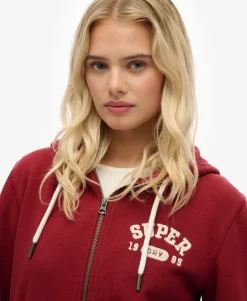 Athletic Essentials Relaxed Crop Zip-hoodie
