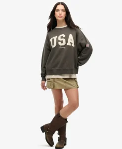 Athletic Essentials Relaxed Crew Sweatshirt