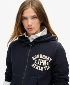 Athletic Essentials Relaxed Crop Zip-hoodie