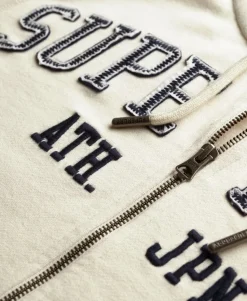 Athletic Essentials Relaxed Cropped Zip Hoodie
