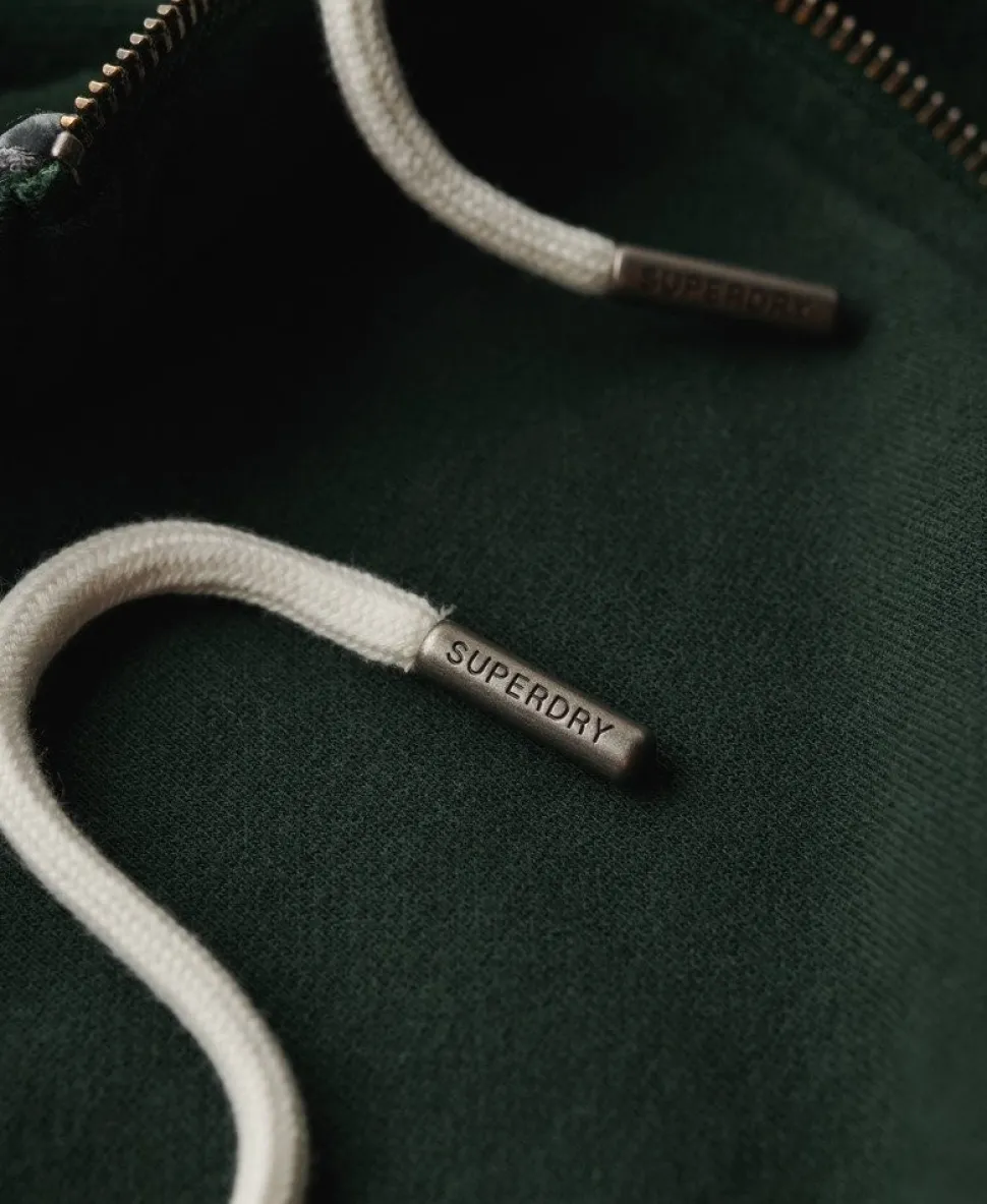 Athletic Essentials Relaxed Crop Zip-hoodie