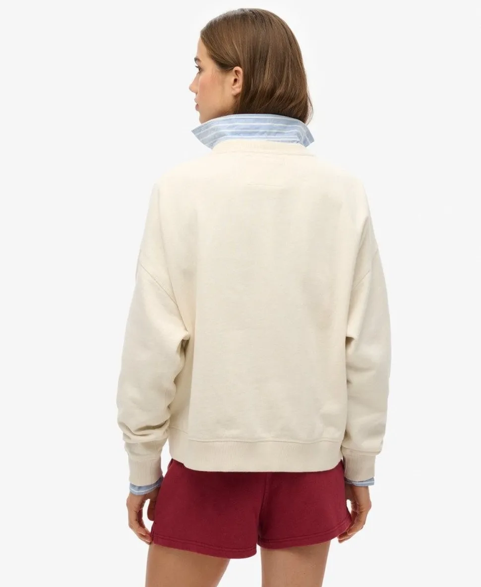 Athletic Essentials Relaxed Applique Sweatshirt