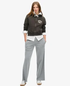 Athletic Essentials Relaxed Crop Zip-hoodie