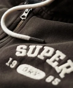Athletic Essentials Relaxed Crop Zip-hoodie