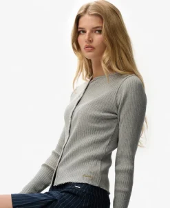 Athletic Essentials Ribbed Cardigan