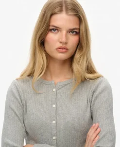 Athletic Essentials Ribbed Cardigan