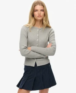 Athletic Essentials Ribbed Cardigan