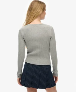 Athletic Essentials Ribbed Cardigan