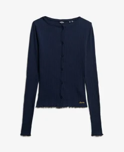 Athletic Essentials Ribbed Cardigan